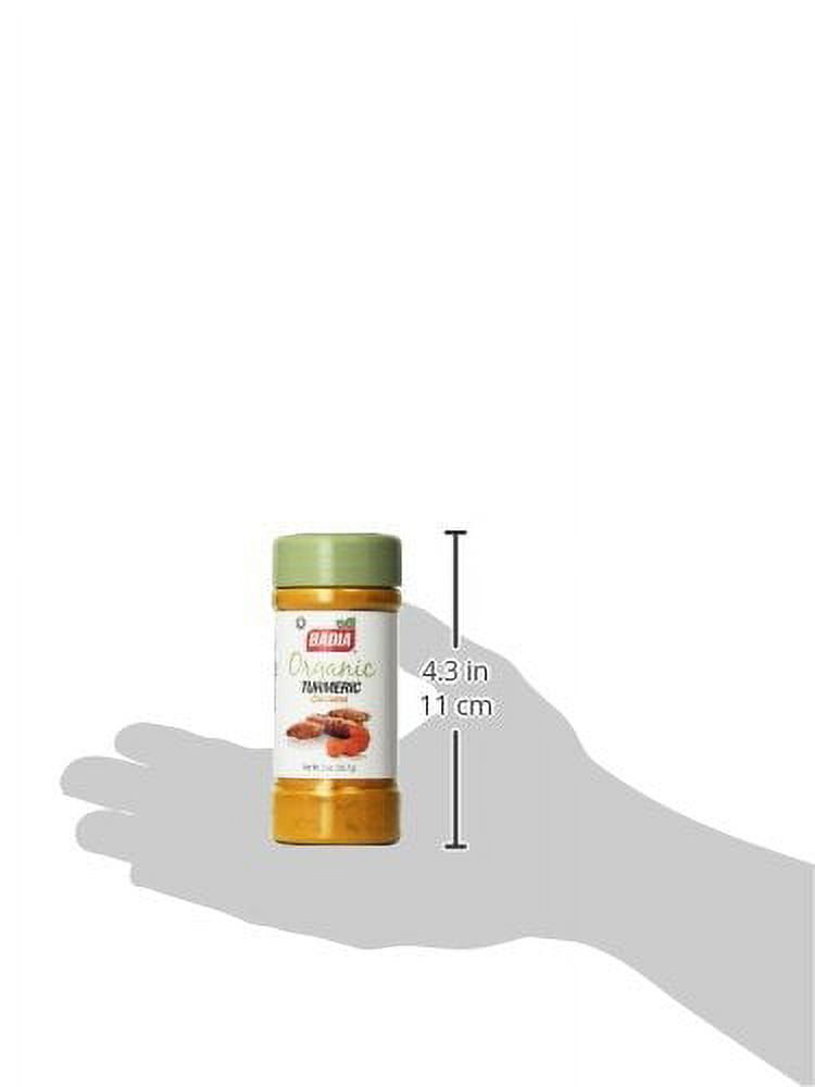 Organic Turmeric Powder 2 Oz (56.7g), Spices OG2 Ground Turmeric Organic, Natural Curcumin, Lab Tested for Purity, Sealed Package To Keep Turmeric Fresh.