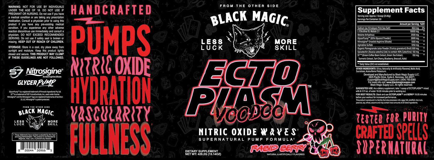 Black Magic Ecto Plasm Voodoo 20 Servings