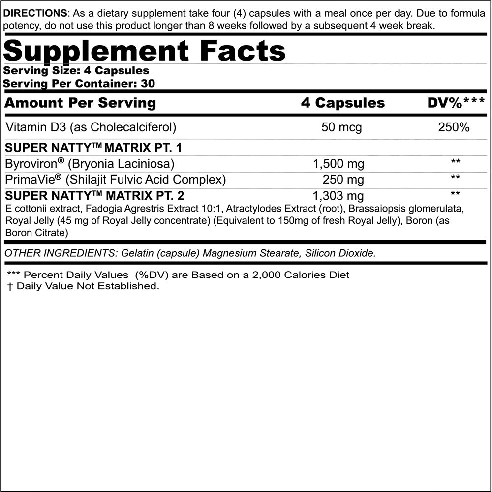 Black Magic Super Natty 120 Capsules