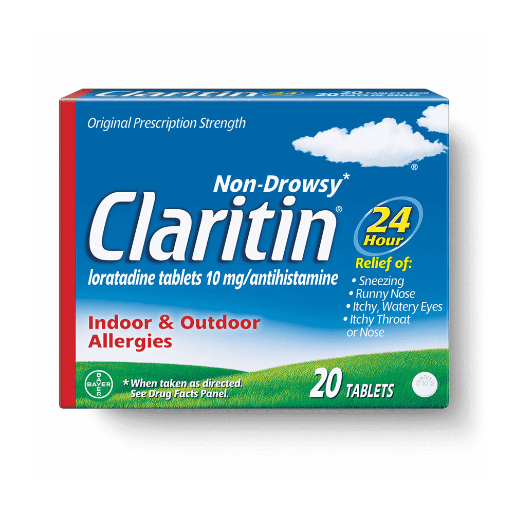 Claritin Non Drowsy 10mg Tablet 24hr Relief