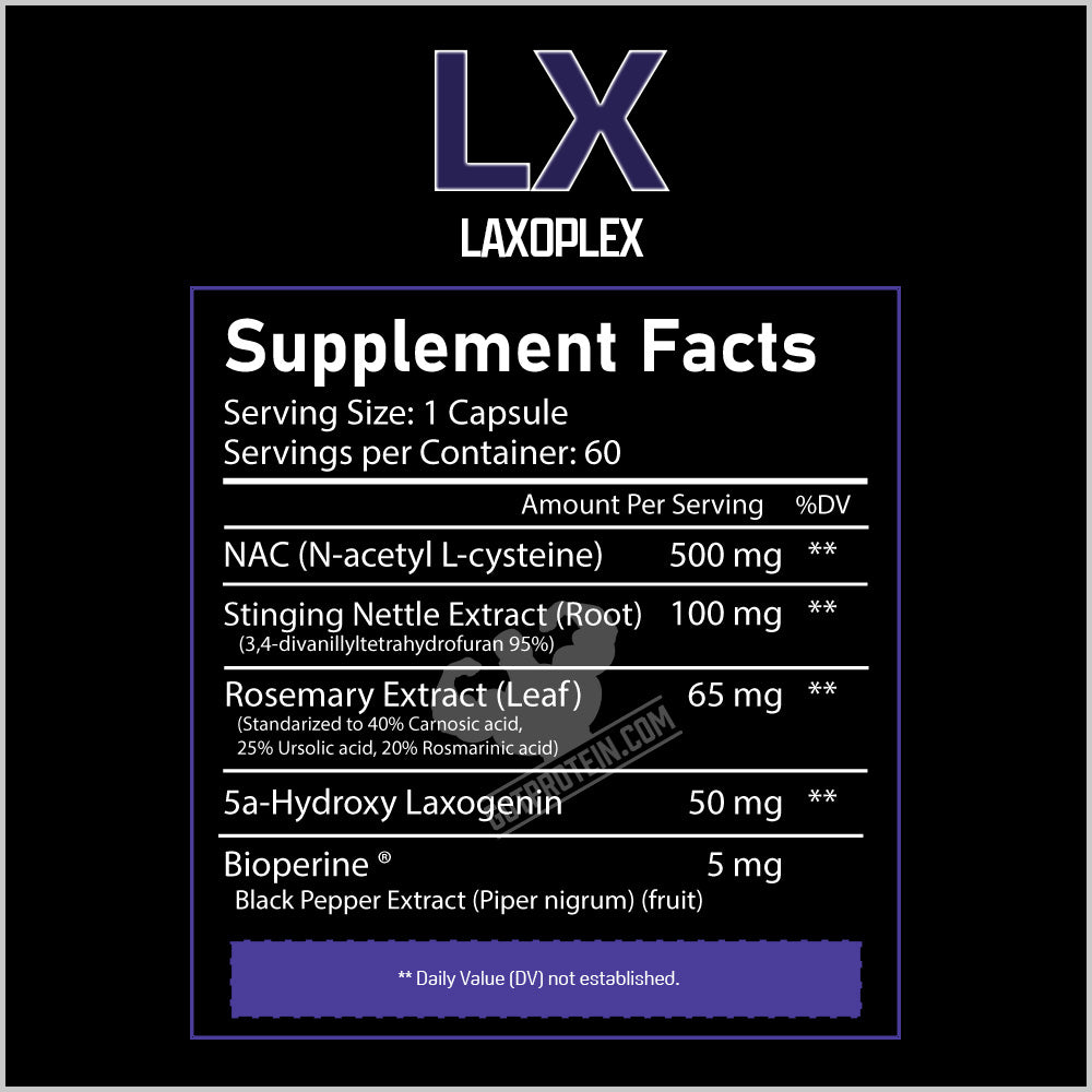 GEC LX Laxoplex 60 Capsules
