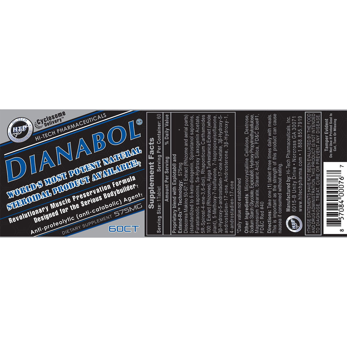 Hi-Tech Dianabol 60 Tablets