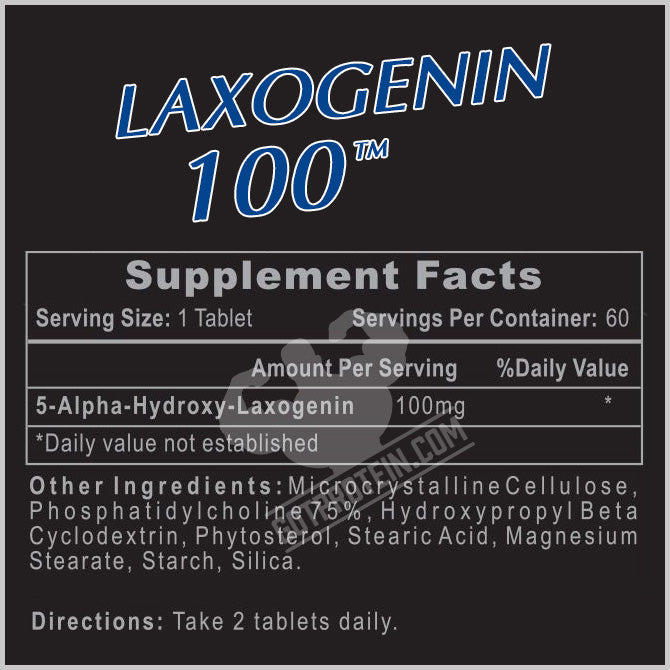 Hi-Tech Laxogenin 100 - 60 Tablets