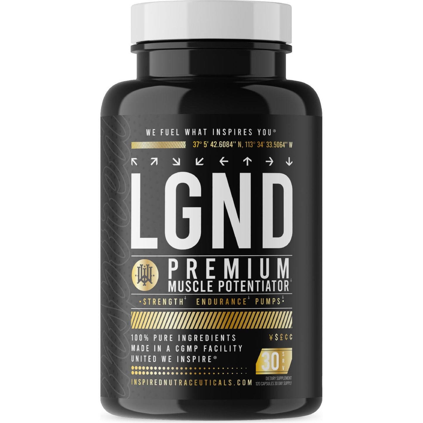 Inspired Nutraceuticals CR3 120 Caps + LGND 120 Caps