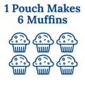 Martha White Blueberry Muffin Mix, 7 oz Bag
