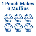 Martha White Chocolate Chip Muffin Mix, 7.4 oz Bag