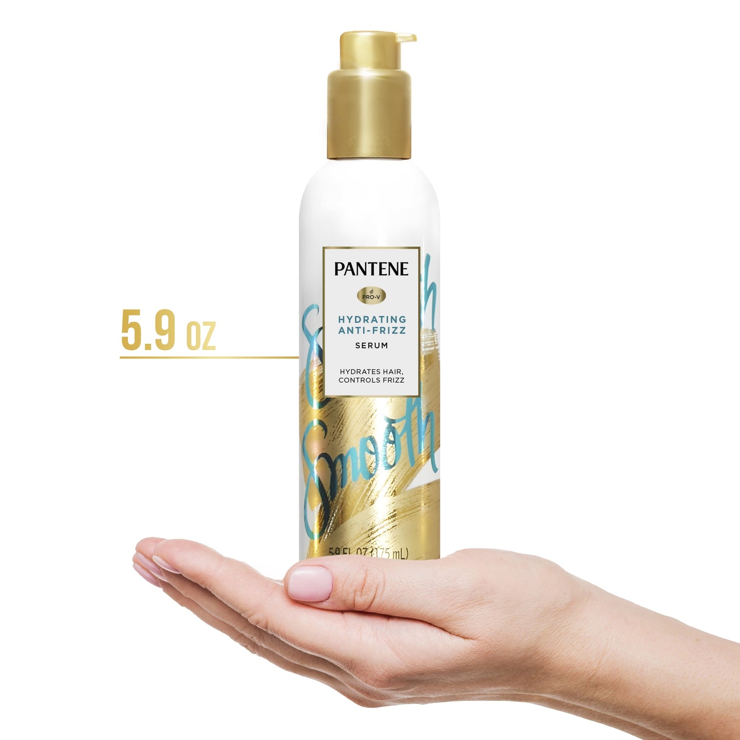 Pantene Pro-V Smooth Hair Hydrating Anti-Frizz Serum, 5.9 oz