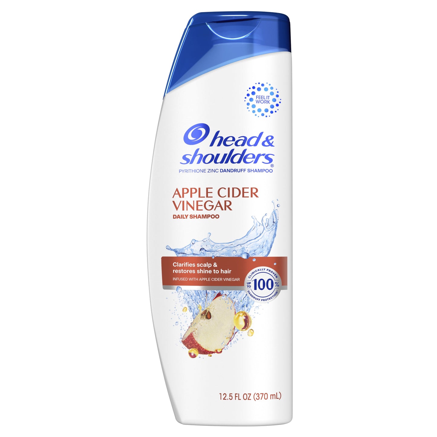 Head and Shoulders Dandruff Shampoo, Apple Cider Vinegar, 12.5 oz