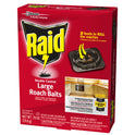 Raid® Double Control Large Roach Baits, Kills Cockroaches and Bugs, 8 Bait Stations