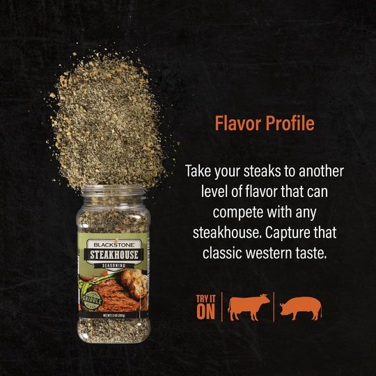 Blackstone Steakhouse Savory Dry Mix Seasoning, 7.3 oz