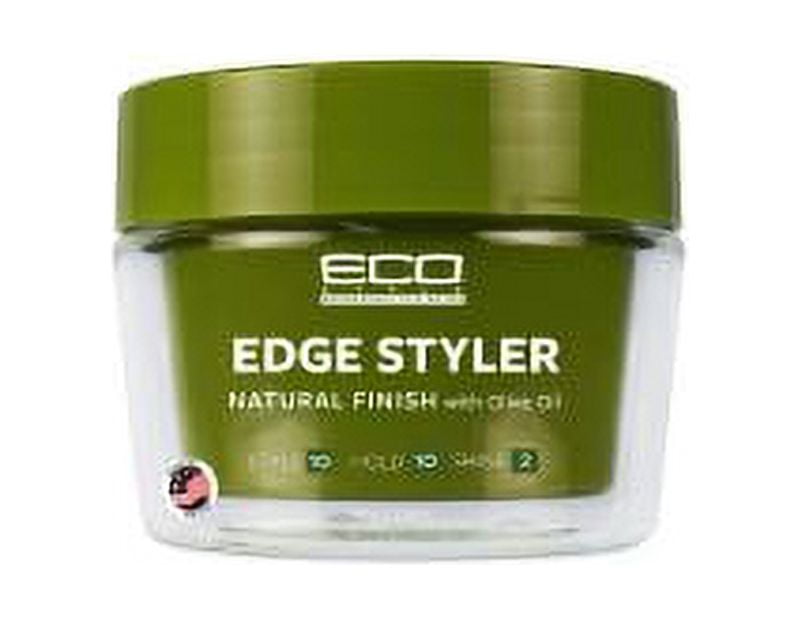 Eco Styler Edge Styler Natural Finish Gel with Olive Oil 8 oz, Shine Enhancing, Unisex