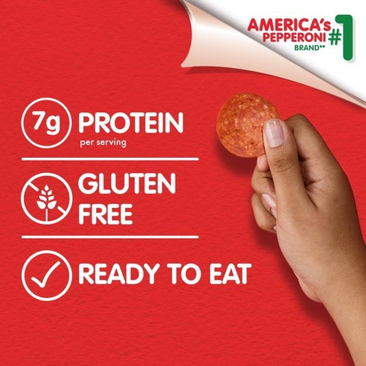HORMEL, Pepperoni, Pizza Topping, Gluten Free, Original, 6 oz Plastic Resealable Package