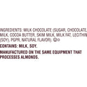 Hershey's Milk Chocolate Giant Candy, Bar 7.56 oz, 25 Pieces