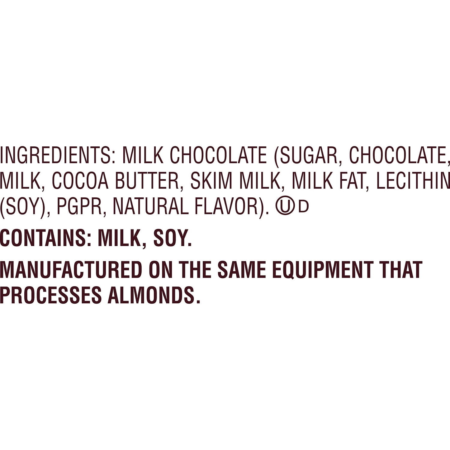 Hershey's Milk Chocolate Giant Candy, Bar 7.56 oz, 25 Pieces