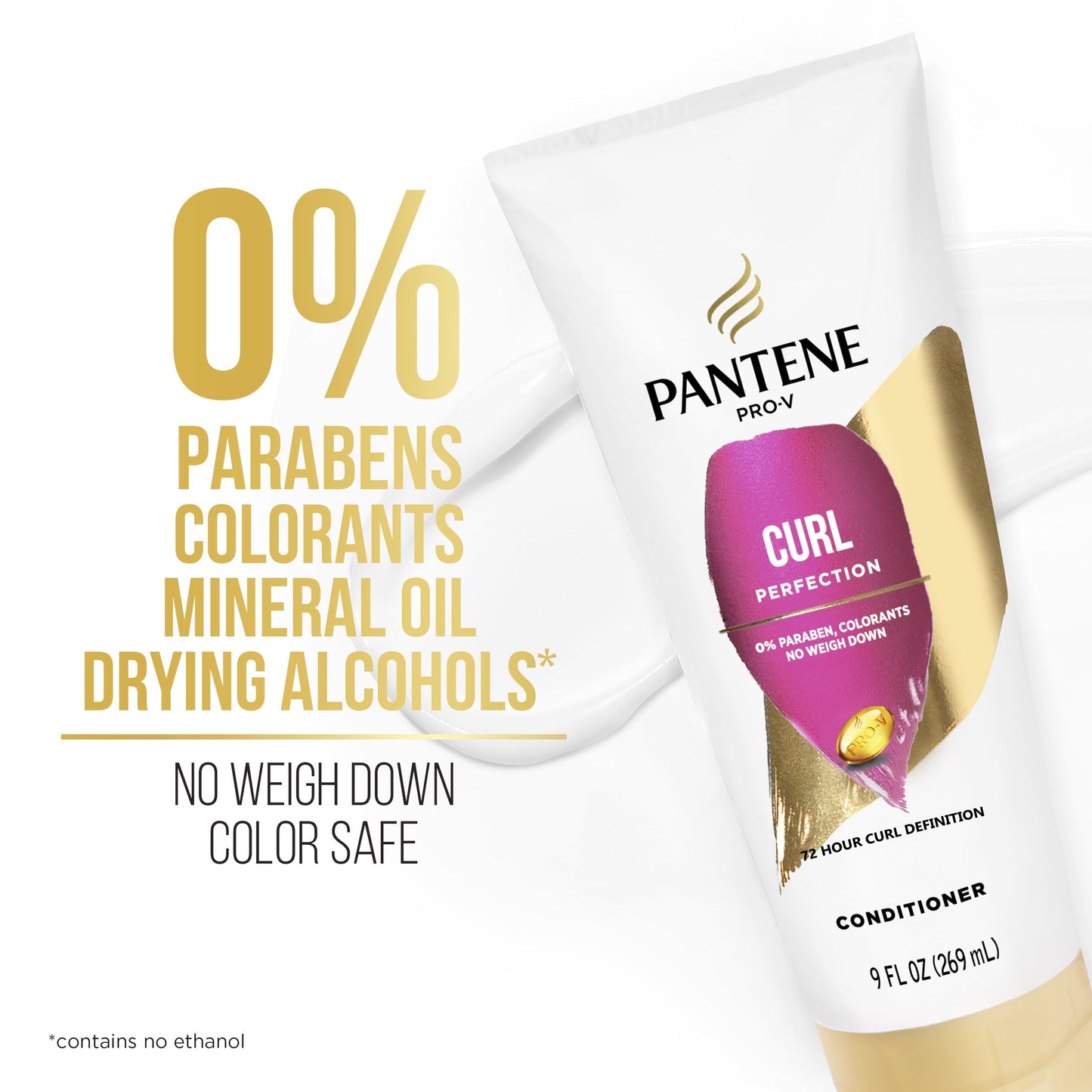 Pantene Pro-V Curl Perfection Conditioner, Nourishing, 9.0 oz
