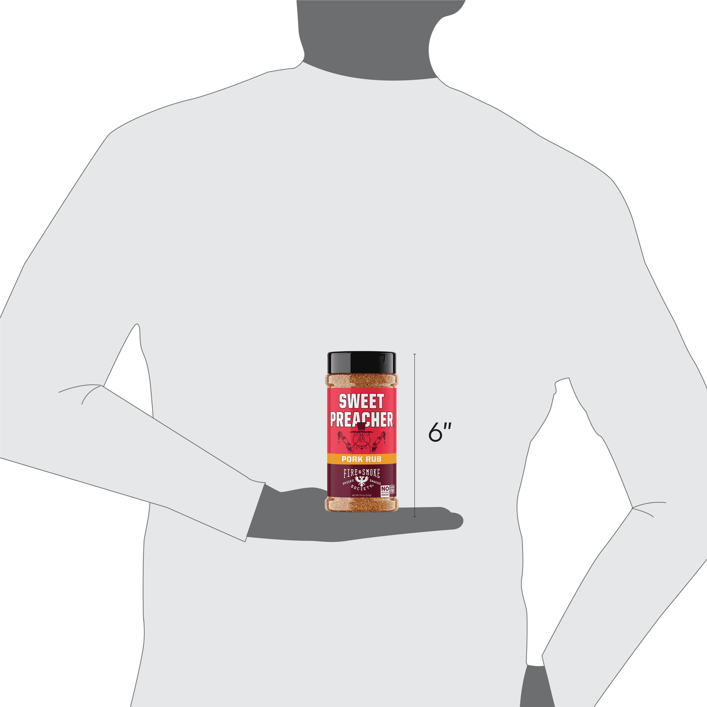 Fire & Smoke Society Sweet Preacher BBQ Seasoning Pork Rub, 11.9 Ounce