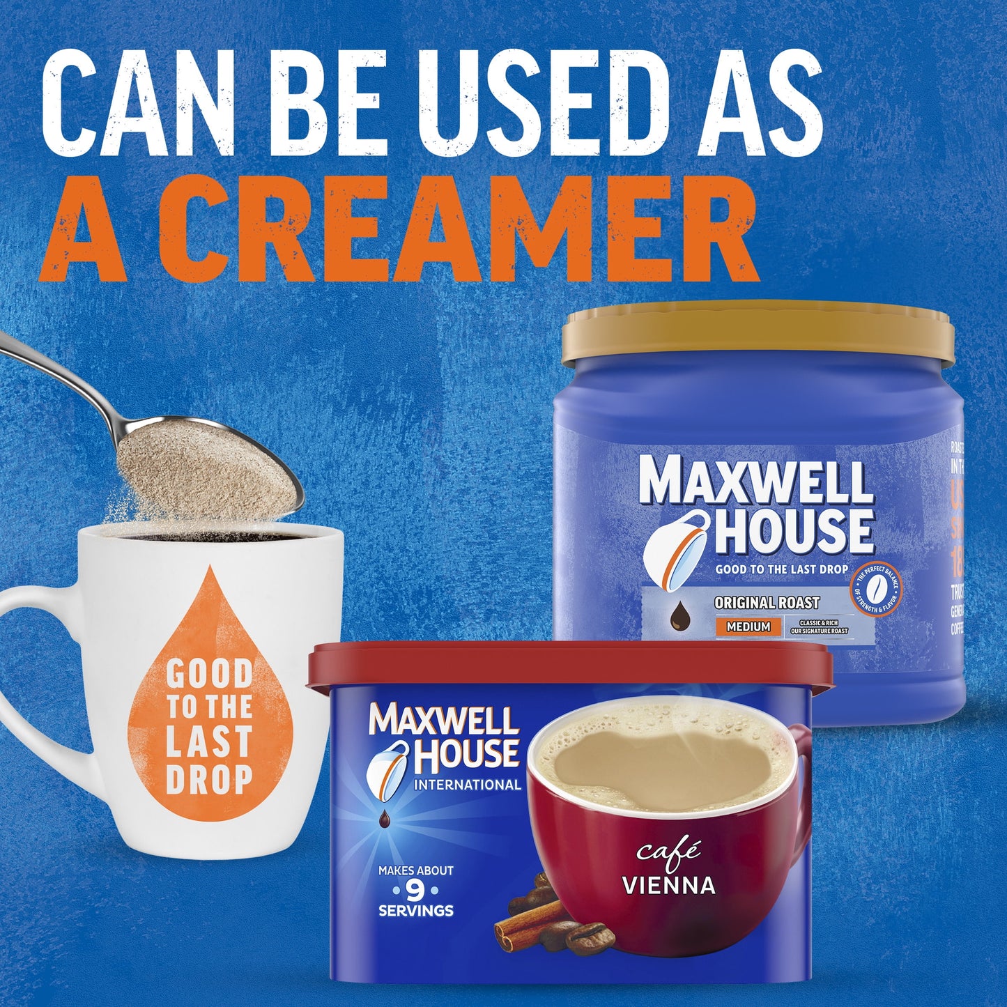 Maxwell House International Cafe Vienna Cafe Style Beverage Mix, 9 oz. Canister
