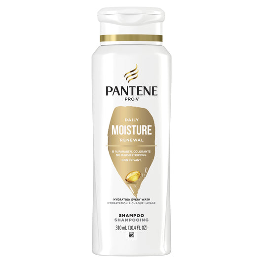 Pantene Pro-V Daily Moisture Renewal Shampoo, All Hair Types, 10.4 fl oz