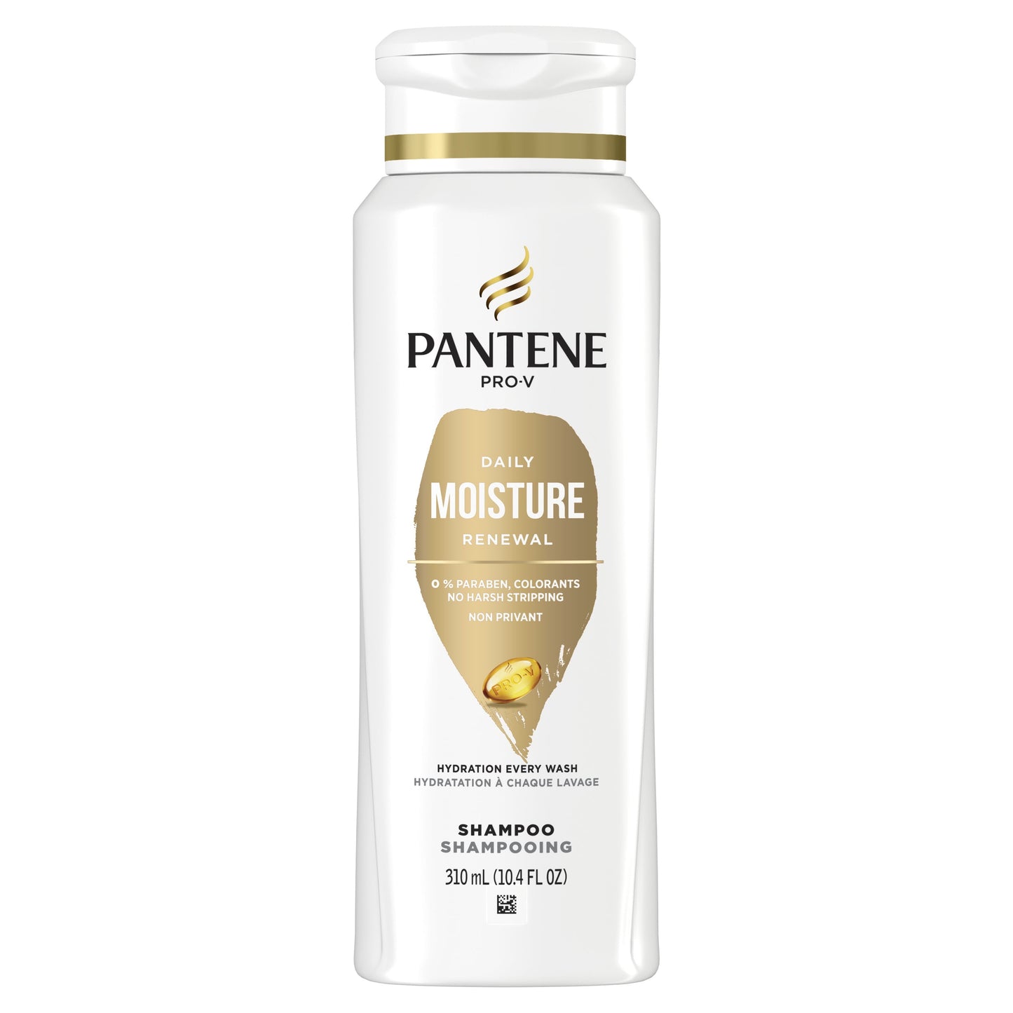 Pantene Pro-V Daily Moisture Renewal Shampoo, All Hair Types, 10.4 fl oz