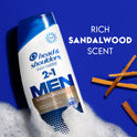 Head and Shoulders Men's Dandruff Shampoo, Sandalwood, 12.5 fl oz
