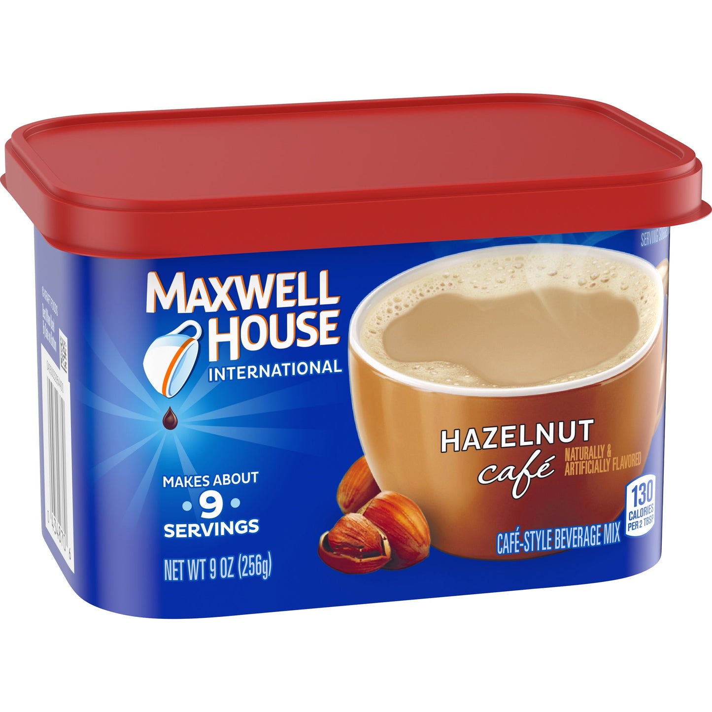 Maxwell House International Hazelnut Cafe Beverage Mix, 9 oz. Canister
