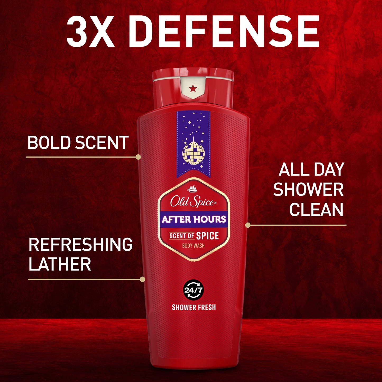 Old Spice Body Wash for Men, After Hours Scent, 24 fl oz