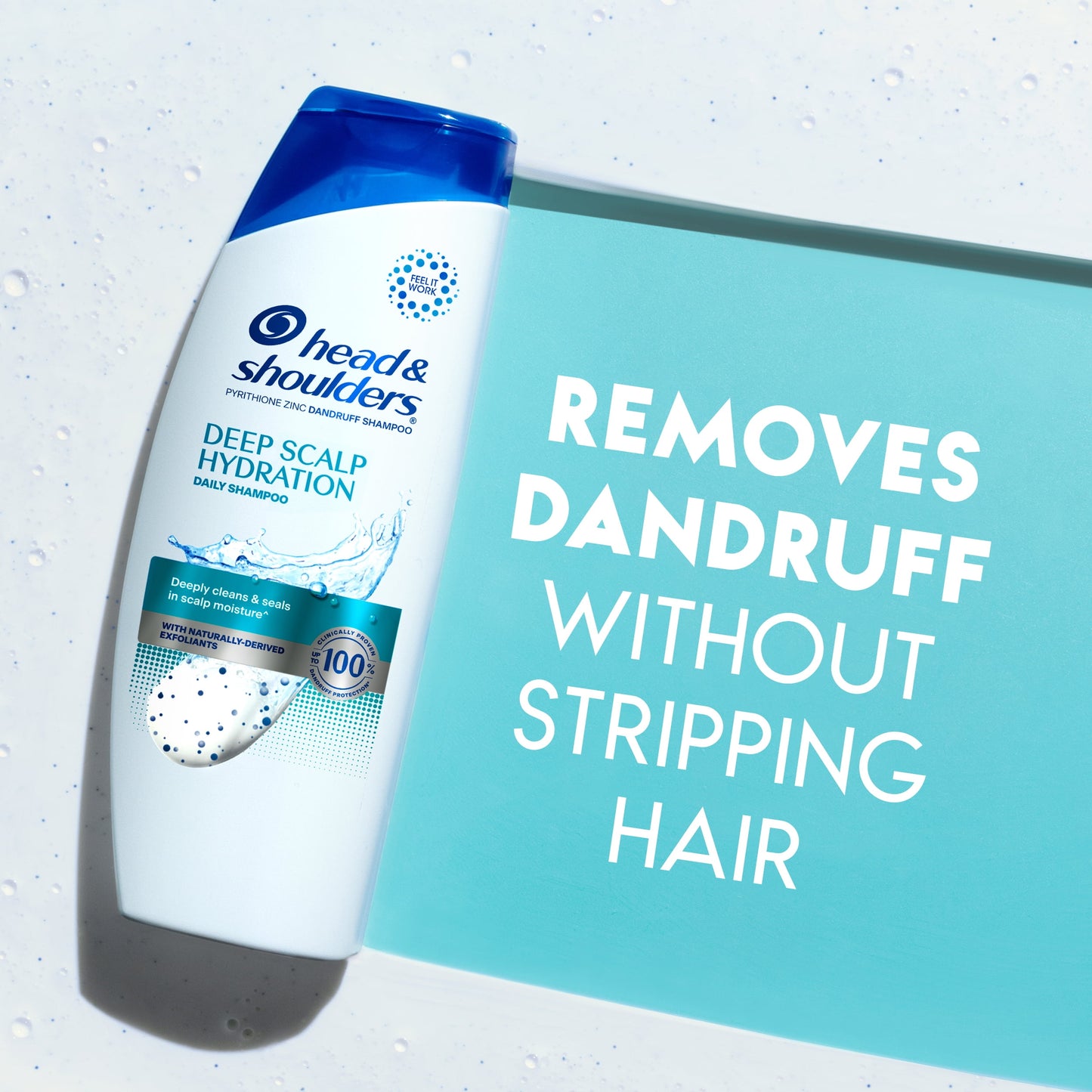 Head and Shoulders Dandruff Shampoo, Deep Scalp Cleanse, 12.5 oz