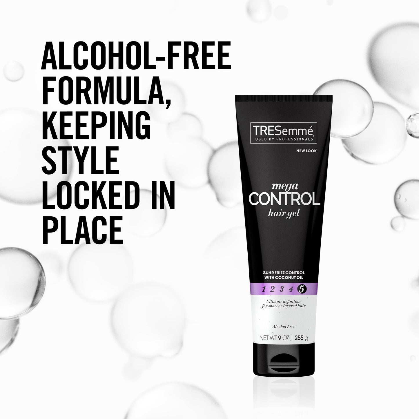 TRESemme Mega Frizz Control Hair Styling Gel, 9 oz
