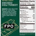 HORMEL NATURAL CHOICE Sliced Smoked Deli Turkey Lunch Meat, 8 oz Plastic Package
