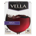 Peter Vella Merlot Wine, California,  5 Liter Paper Box