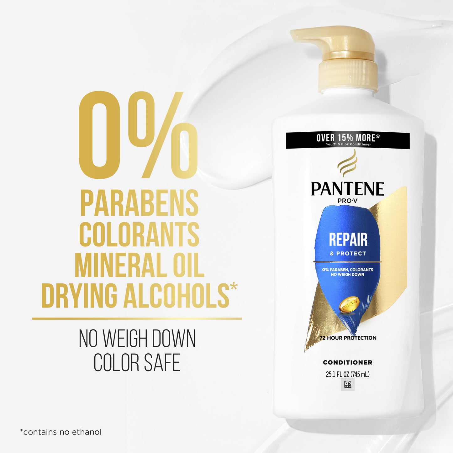 Pantene Pro-V Repair and Protect Conditioner, All Hair Types, 25.1 fl oz