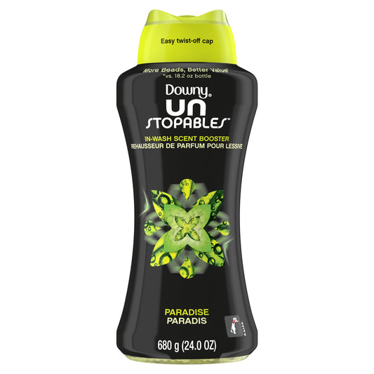 Downy Unstopables In-Wash Laundry Scent Booster Beads, Paradise, 24 oz