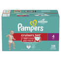 Pampers Cruisers 360 Diapers Size 4, 108 Count