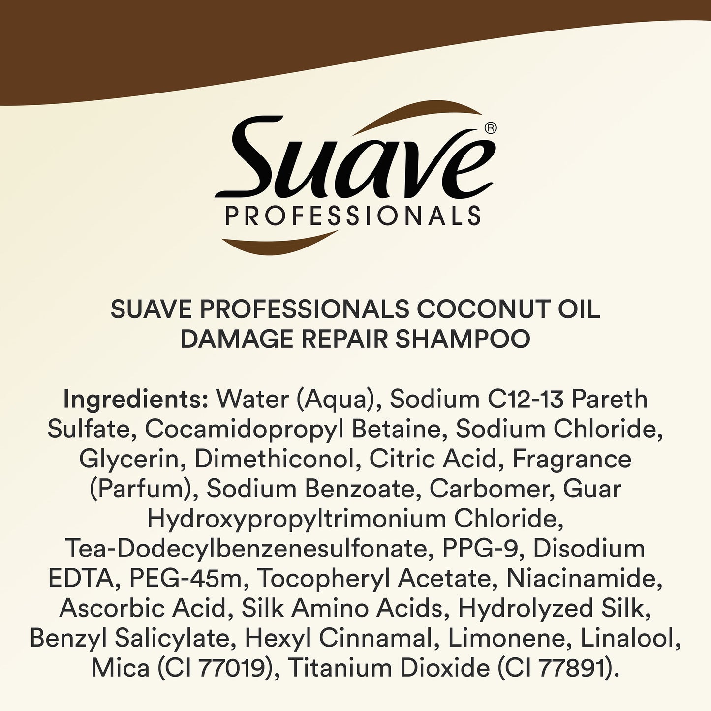 Suave Professionals Coconut Oil Infusion Damage Repair Shampoo 28 fl oz