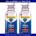 Vicks Vapo Steam Cough Suppressant, Liquid for Use in Vicks Hot Vaporizers, 8 fl oz, VIN008V1