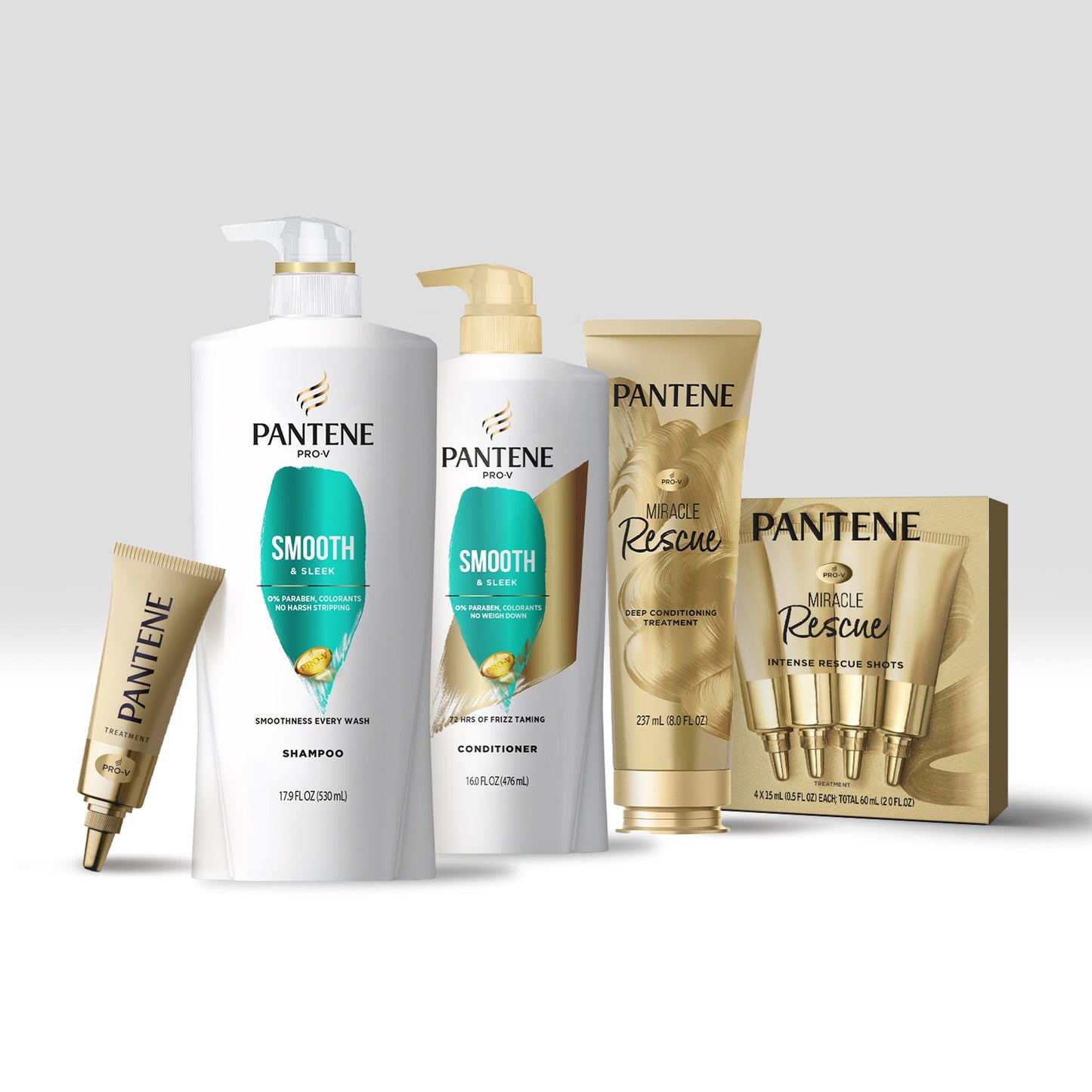 Pantene Pro-V Smooth and Sleek Conditioner, Shine Enhancing, 16.0 fl oz