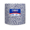 Dixie Ultra Disposable Paper Plates, Multicolor, 10 in, 100 Count