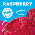 Jell-O Raspberry Artificially Flavored Zero Sugar Gelatin Dessert Mix, Family Size, 0.6 oz Box