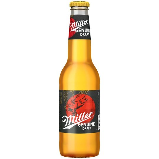 Miller Genuine Draft Lager Beer, 6 Pack, 12 fl oz Bottles, 4.7% ABV