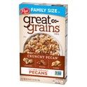 Post Great Grains Crunchy Pecan Breakfast Cereal, Non GMO Project Verified, Heart Healthy, Low Saturated Fat,  Whole Grain Cereal, 19 Ounce
