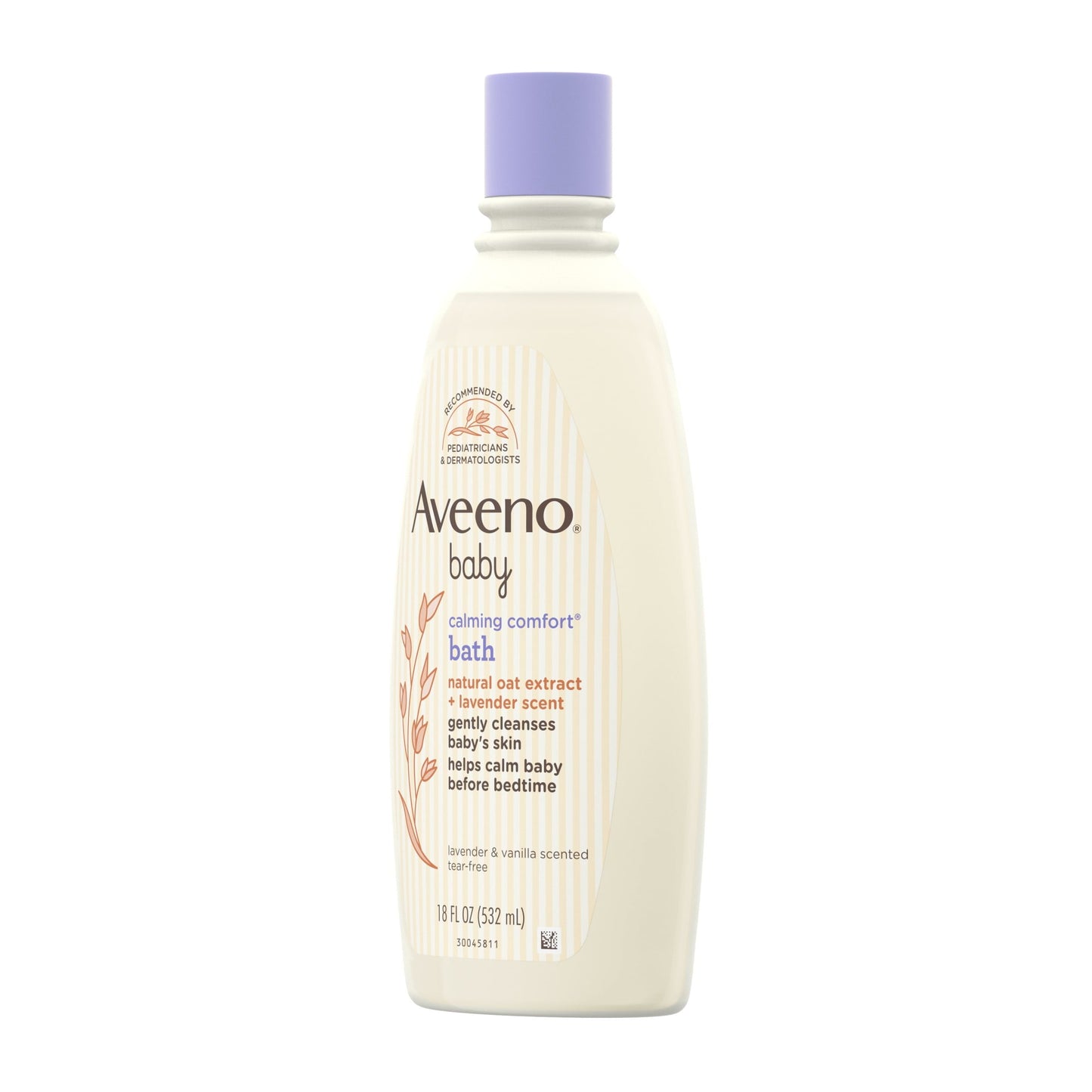 Aveeno Baby Calming Comfort Bath & Wash, Lavender & Vanilla, 18 fl. oz