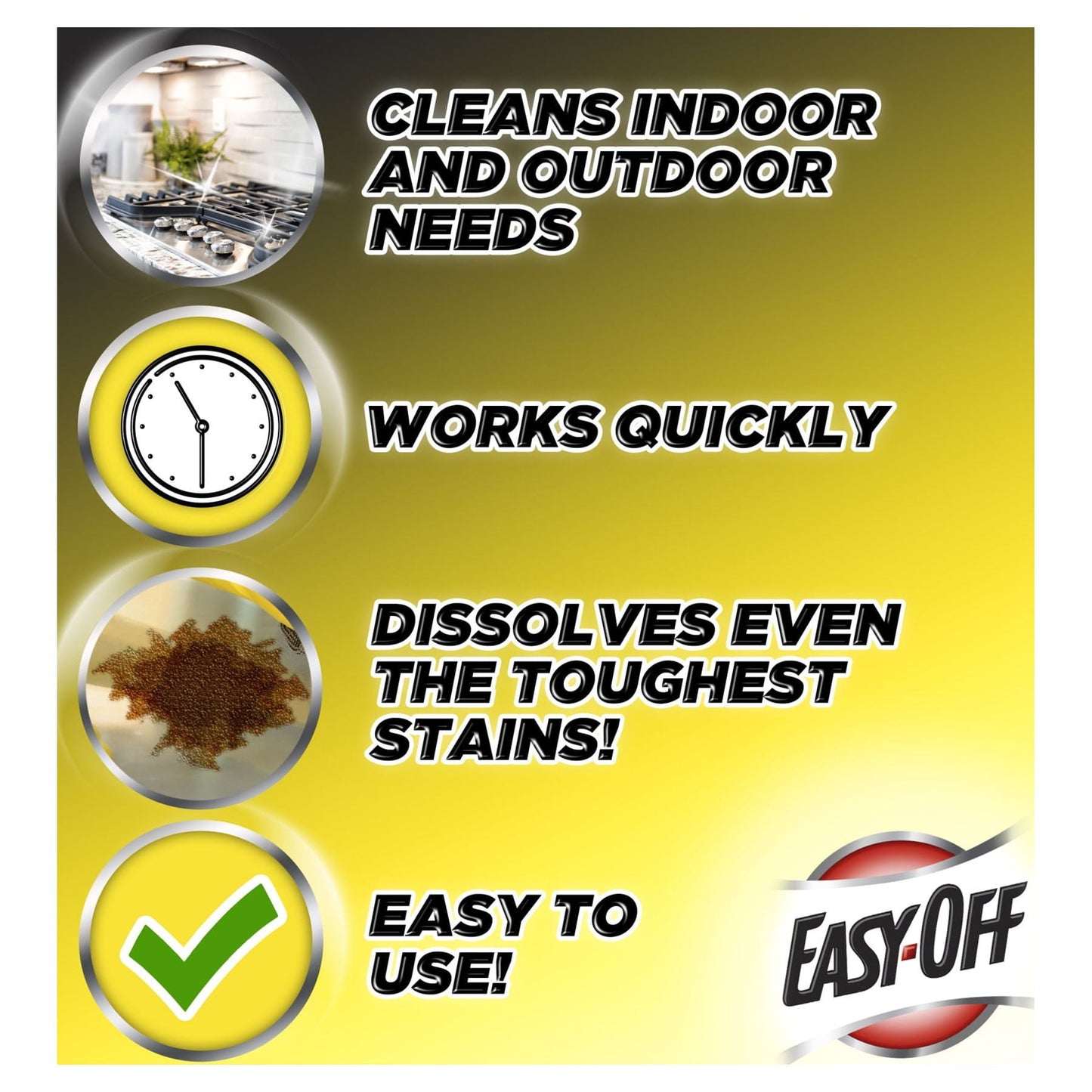 EASY-OFF Cleaner Degreaser, 32oz, Heavy Duty Trigger