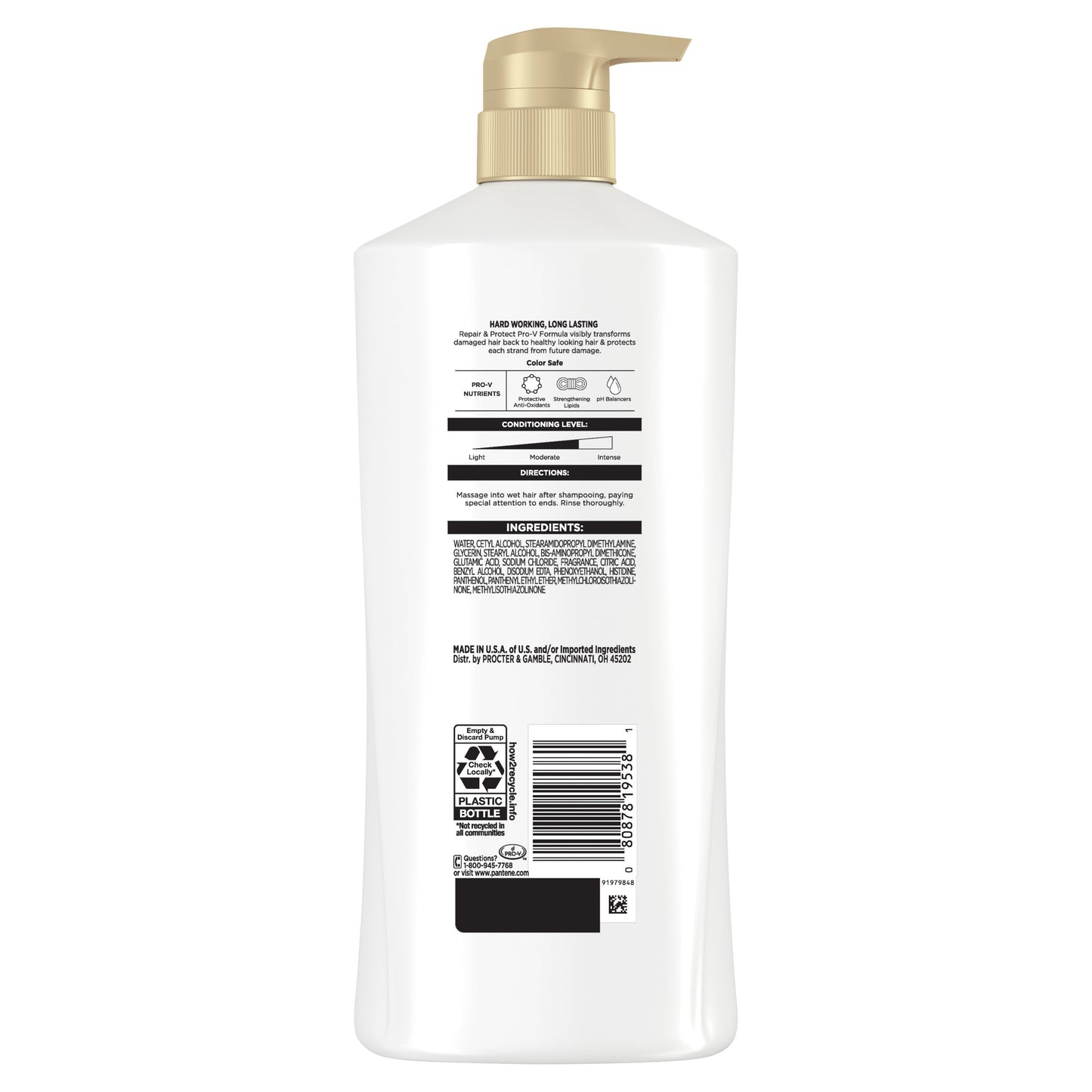 Pantene Pro-V Repair and Protect Conditioner, All Hair Types, 25.1 fl oz
