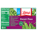 (6 Cans) Libby's Canned Sweet Peas, 15 oz
