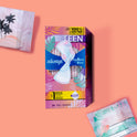 Always Radiant Teen Pads with Wings, Size 1, Regular Absorbency, 28 CT