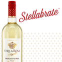 Stella Rosa Moscato d'Asti Semi-Sweet White Wine 750ml Glass Bottle DOCG Piedmont Italy Serving Size 6oz