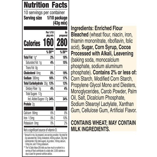 Betty Crocker Super Moist Chocolate Fudge Cake Mix, 15.25 oz.