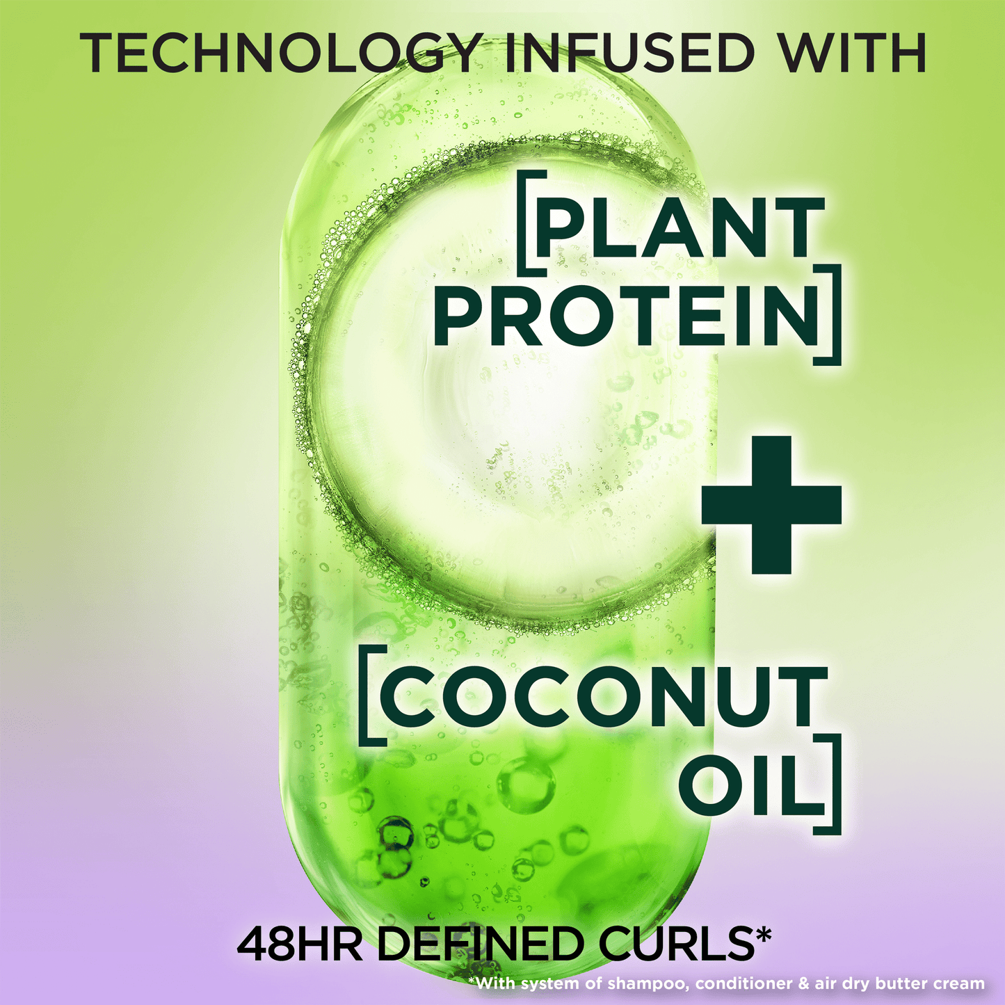Garnier Fructis Curl Nourish Moisturizing Conditioner with Coconut Oil, 12 fl oz