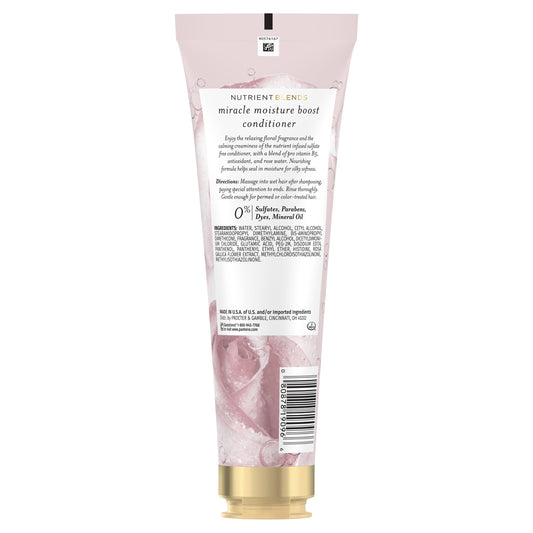 Pantene Pro-V Nutrient Blends Miracle Moisture Boost Conditioner, 8 fl oz
