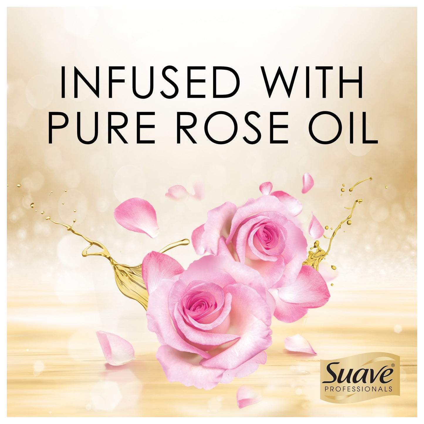 Suave Professionals Rose Oil Infusion Volumizing Shampoo 28 fl oz